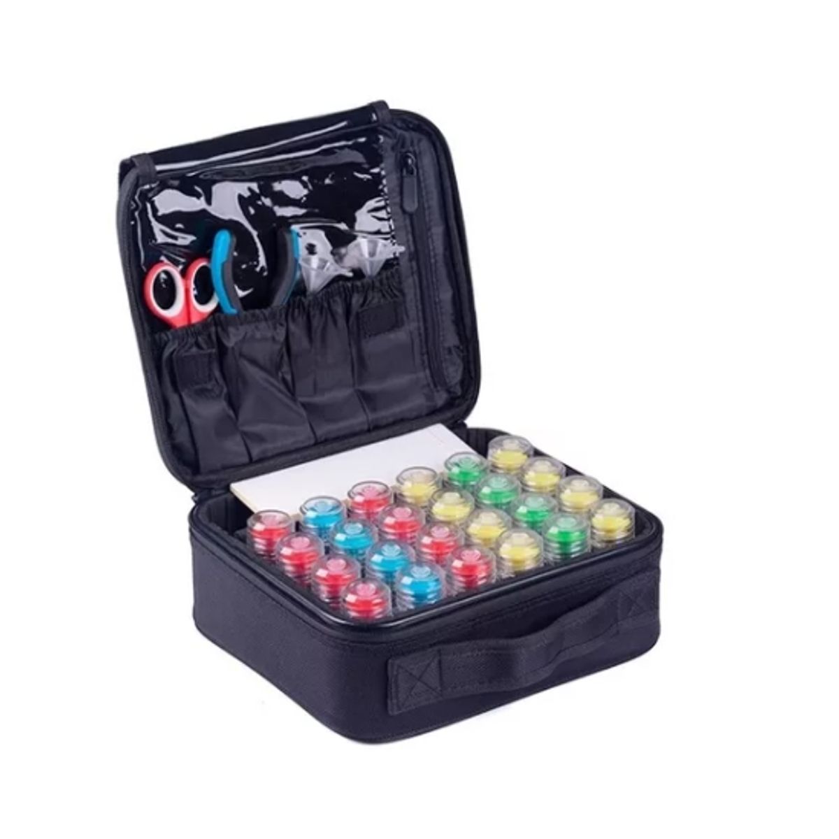 ESHOPANGIE - Organizador Estuche Multiuso Accesorios Compartimientos