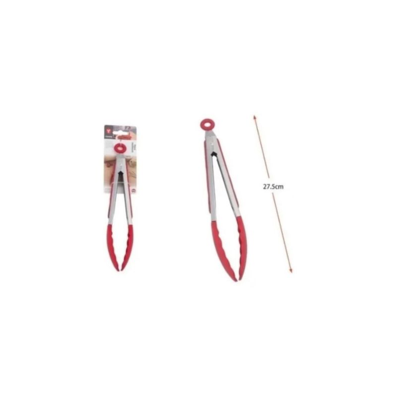 GENERICO - Pinzas Tenazas De Silicona Asado Pan Carnes Cocina.