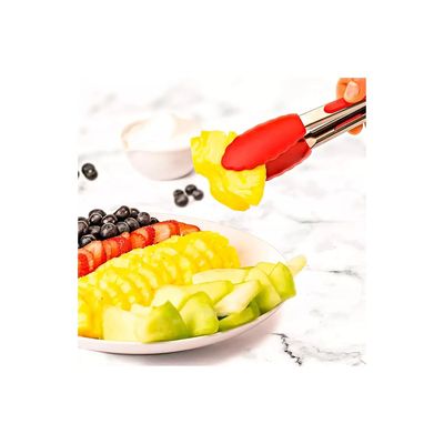 Imagen 2 del producto Pinzas Tenazas De Silicona Asado Pan Carnes Cocina.