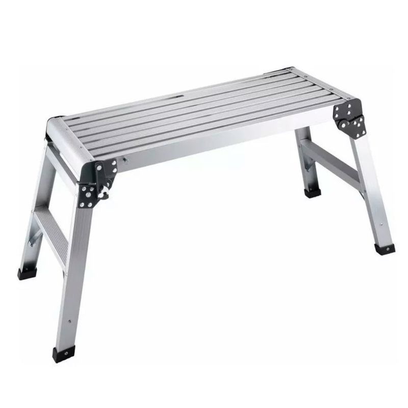 MAGNA - Escalera Plataforma Aluminio 50 cmts Capacidad 150 kg