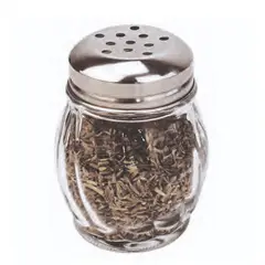 GENERICO - Salero vidrio 6 Oz Tapa Acero Set 12 pcs