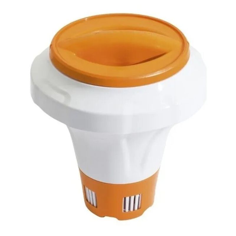BESTWAY - Porta Cloro Flotante Bestway Con Guantes Silicona