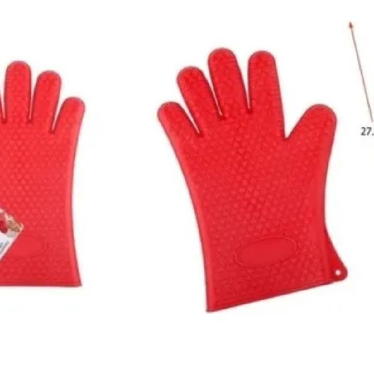 GENERICO - Guantes Silicona Resistente Al Calor Antideslizante par.