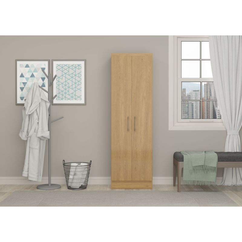 GENERICO - Mueble Multiuso 52x32x170 cm Cocina - Baño CAFE