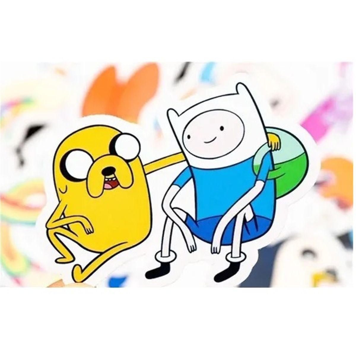 GARSIL - 50 Stickers Hora de Aventura - Adventure Time Etiquetas Autoadhesivas