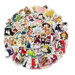 GARSIL - 50 Stickers Seven Deadly Sins - Etiquetas Autoadhesivas
