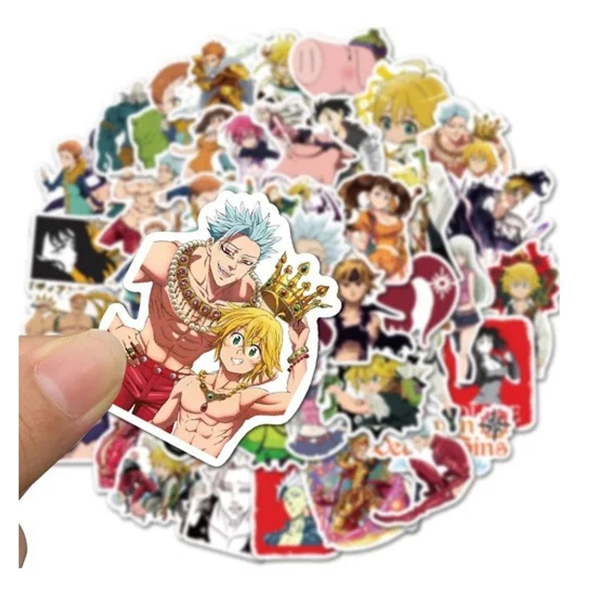 GARSIL - 50 Stickers Seven Deadly Sins - Etiquetas Autoadhesivas