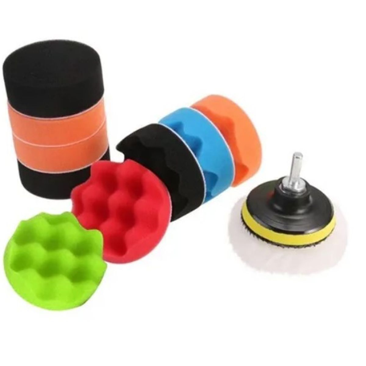 OFERTABKN - Kit De 10 Piezas Pulir Esponjas Almohadillas Para Auto