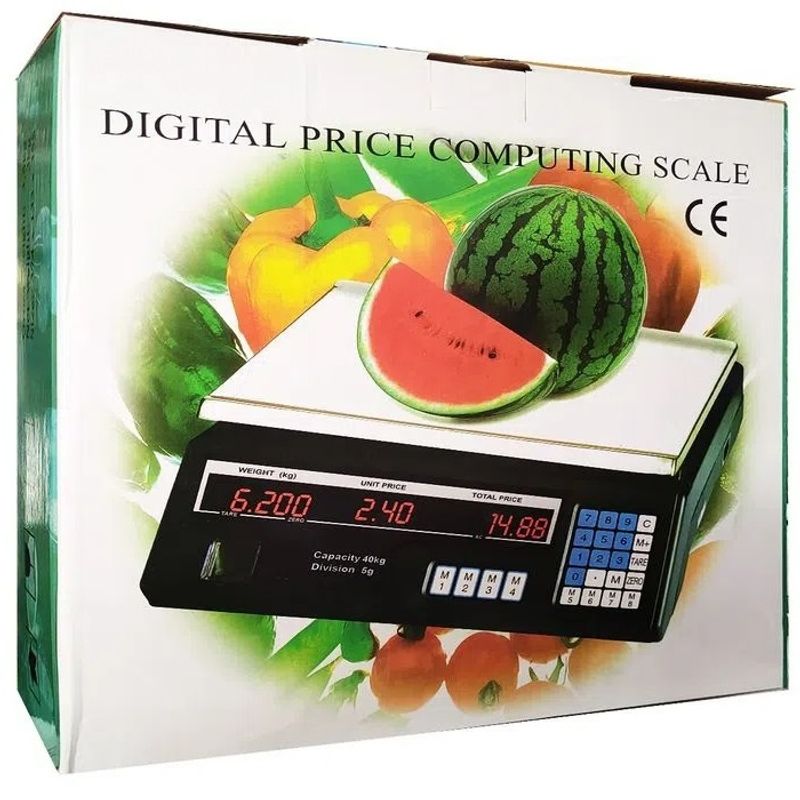 GENERICO - Balanza Pesa Electrónica Digital 40kg Negocioalmacén