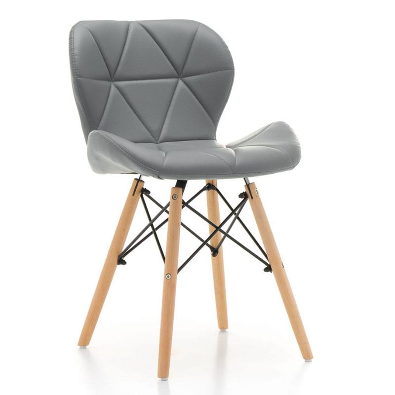 GENERICO - Silla Radar Gris Ecocuero