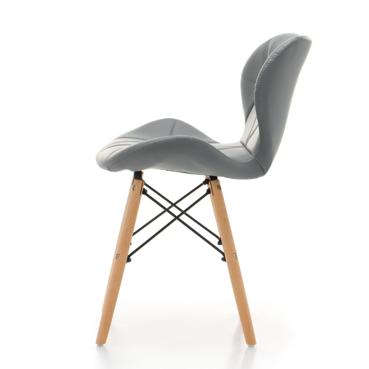 GENERICO - Silla Radar Gris Ecocuero