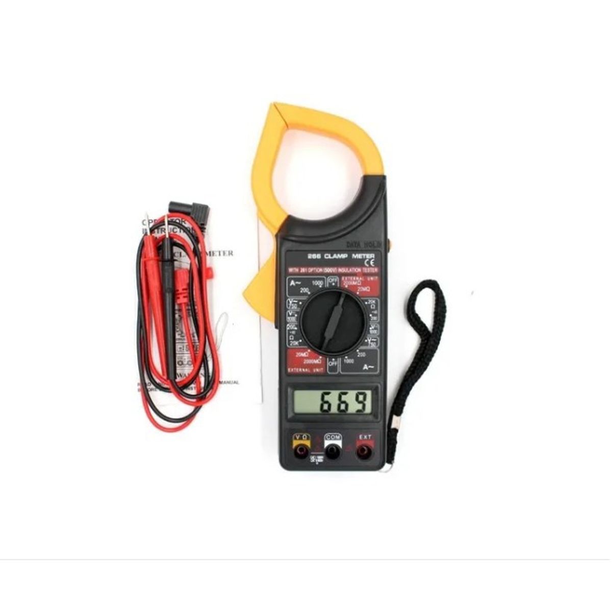 OFERTABKN - Multitester Digital De Tenaza Serie Dt-266 Amperimetro
