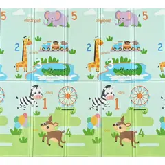 BEBECO - Alfombra Mat Bebe Antigolpe de 197x177 cms Zoo