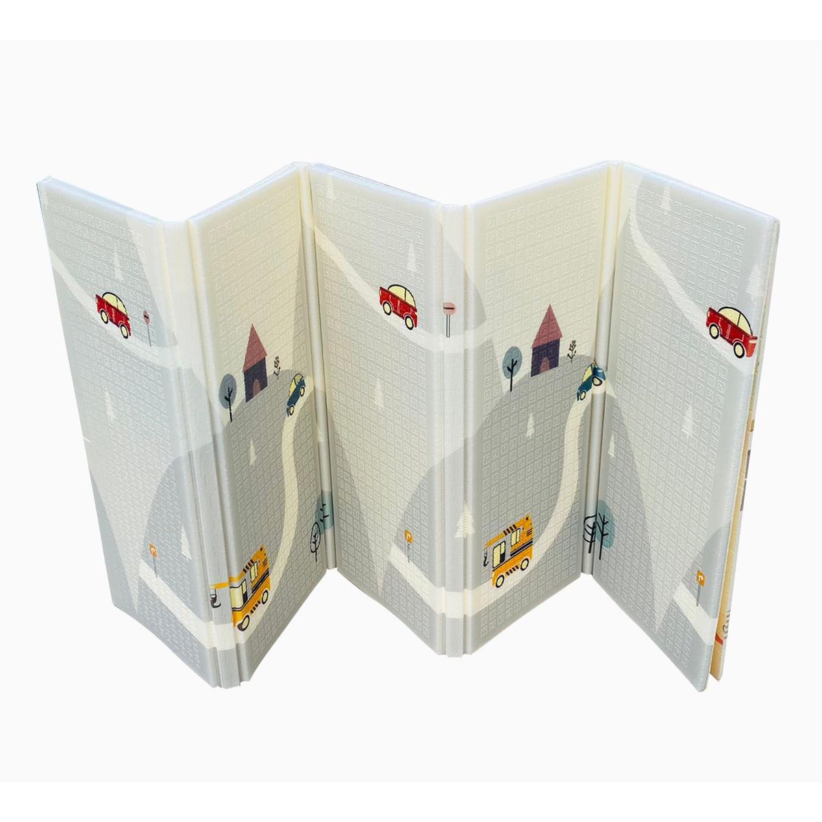 BEBECO - Alfombra Mat Bebe Antigolpe 197x177 cms Montañitas Bebeco