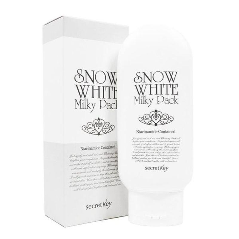 SECRET KEY - Snow White Milky Pack Crema mascarilla aclarante rostro y Cuerpo