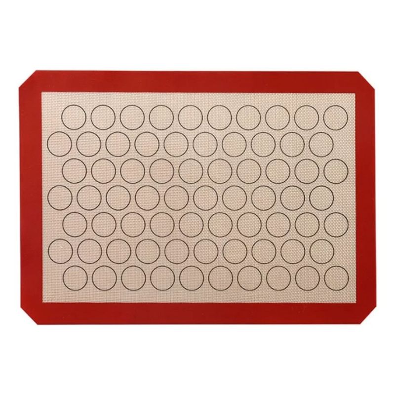 GENERICO - Lamina De Silicona Macarrones 70u Cocina Repostería.