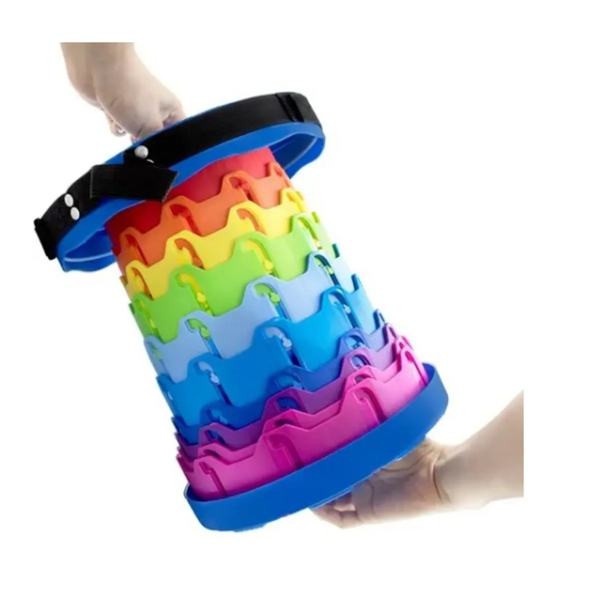 OFERTABKN - Taburete Plegable Portátil De Plástico Retráctil Silla