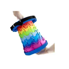 OFERTABKN - Taburete Plegable Portátil De Plástico Retráctil Silla