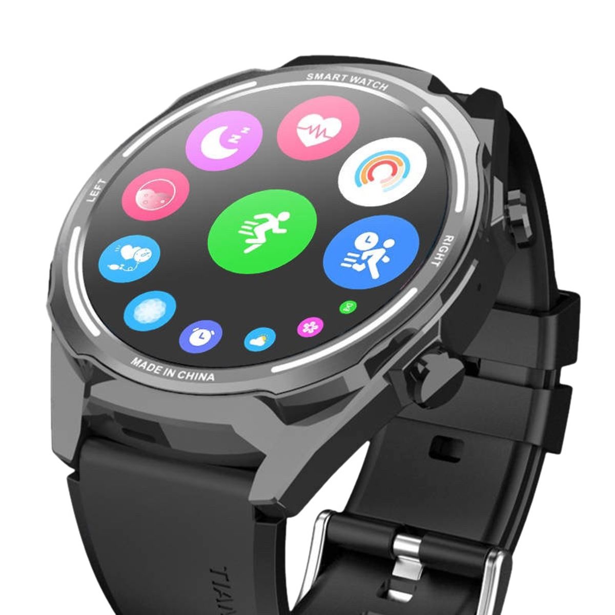 STARTECHOFFICE - Reloj Inteligente Smartwatch Bluetooth NJH Sport 1.6 Pulgadas Notificaciones Salud Deporte