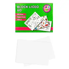 GENERICO - Block de dibujo Liceo 20 hojas