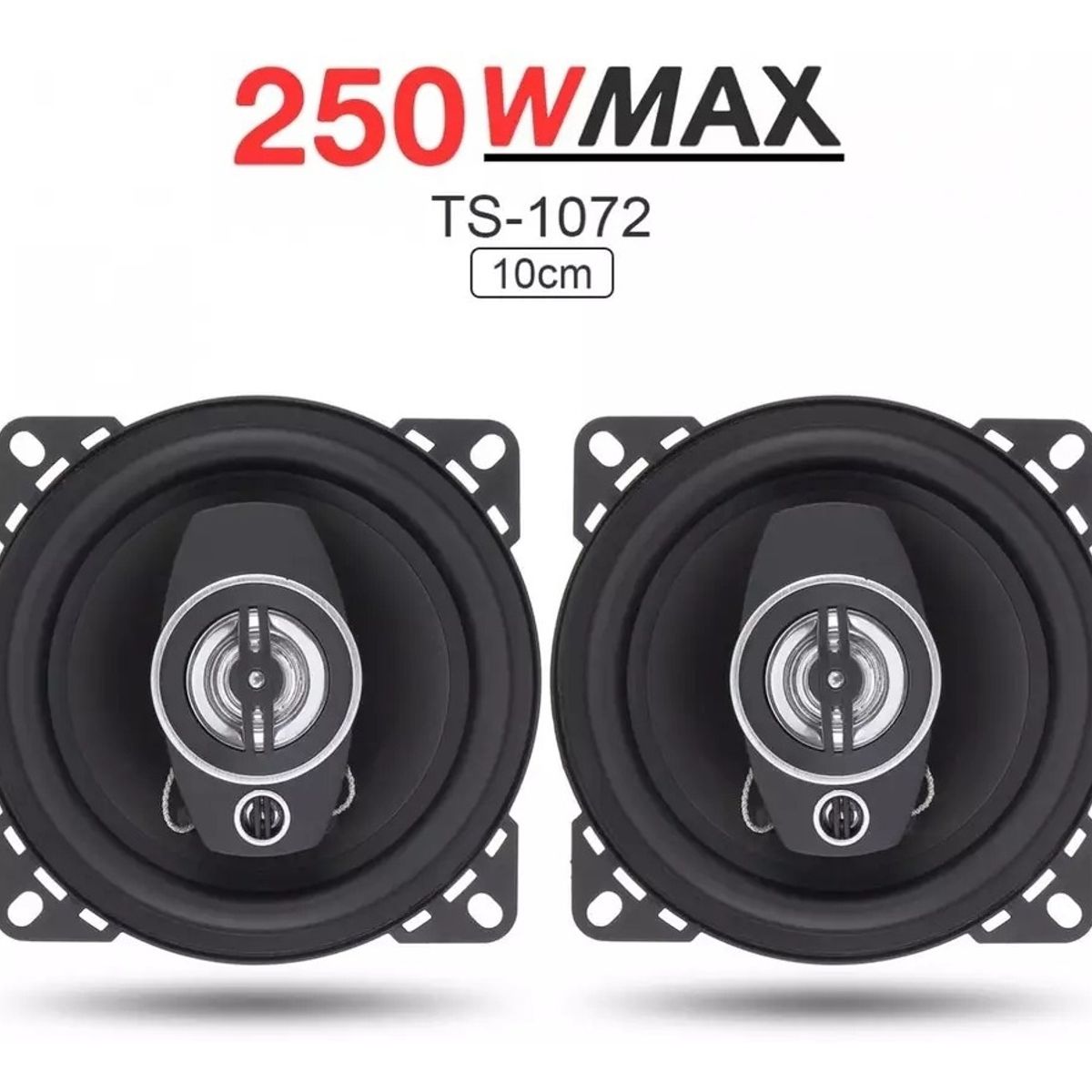 GENERICO - Parlantes 4 Pulgadas 10 Cm Ts-1072 Coaxial 250wmax 2 Vias