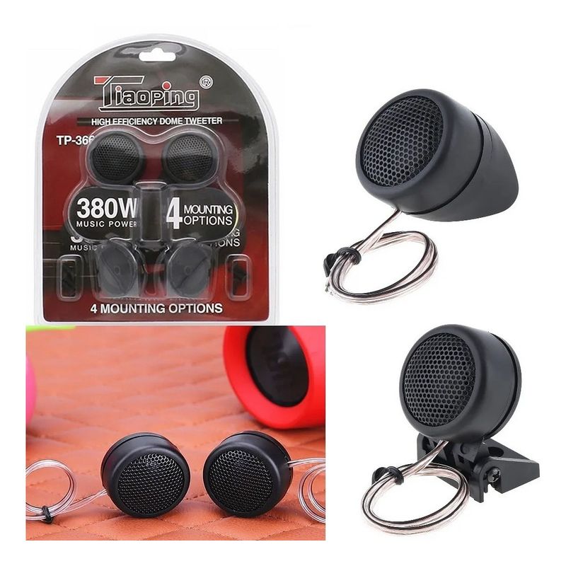 GENERICO - Tweeter X2 Parlante Optimizador Sonido 380w Tp-366