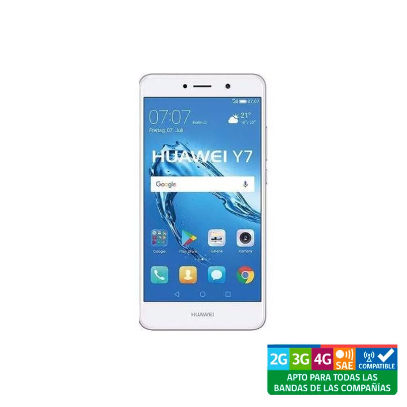 HUAWEI - Huawei Y7 16GB Plata Reacondicionado