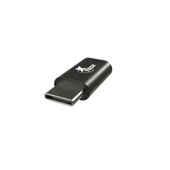 XTECH - Adaptador conector Tipo C macho a micro-USB 20 hembra Negro