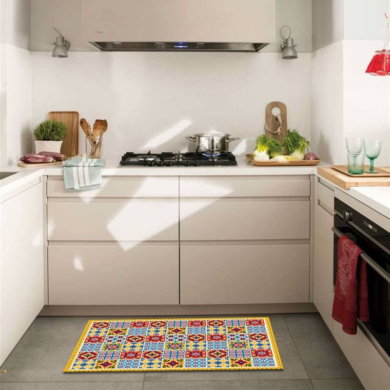 DAVANTI - Alfombra Decorativa Cocina Baldosa Portuguesa 70X100Cm