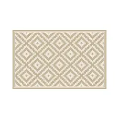 DAVANTI - Alfombra Decorativa Living y Terraza Rombos Arena 140X220Cm