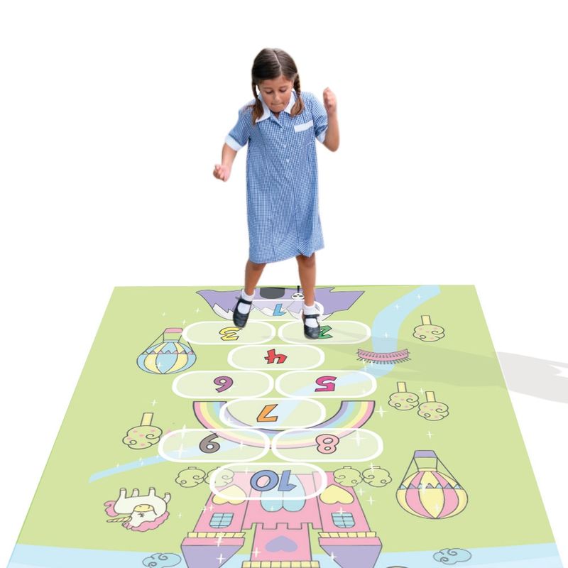 DAVANTI - Alfombra Decorativa Infantil Luche Castillo 140X160Cm