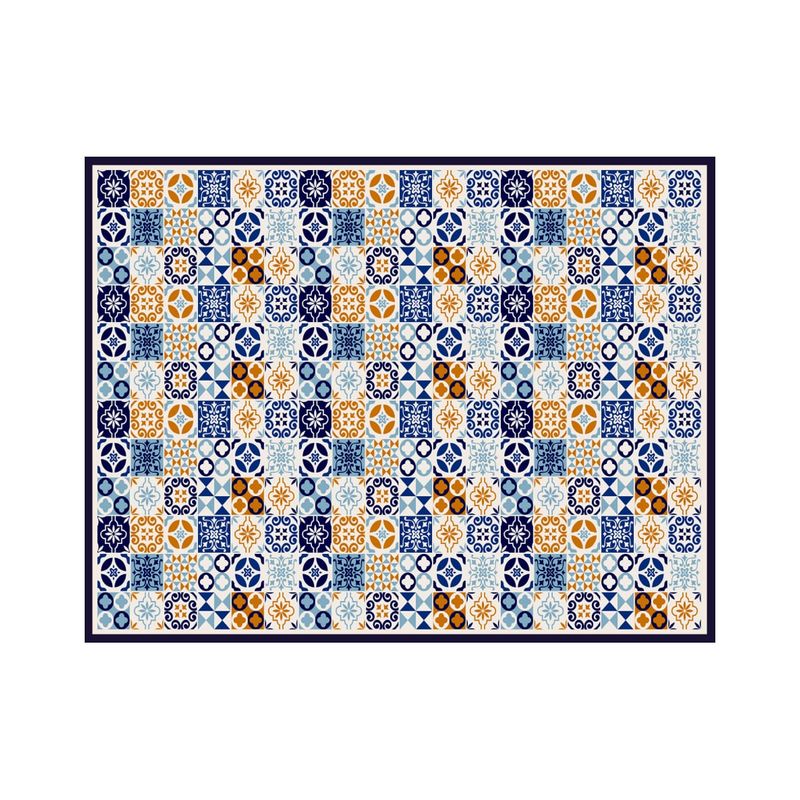 DAVANTI - Alfombra Decorativa Terraza Baldosa Mediterranea 140 X 180Cm