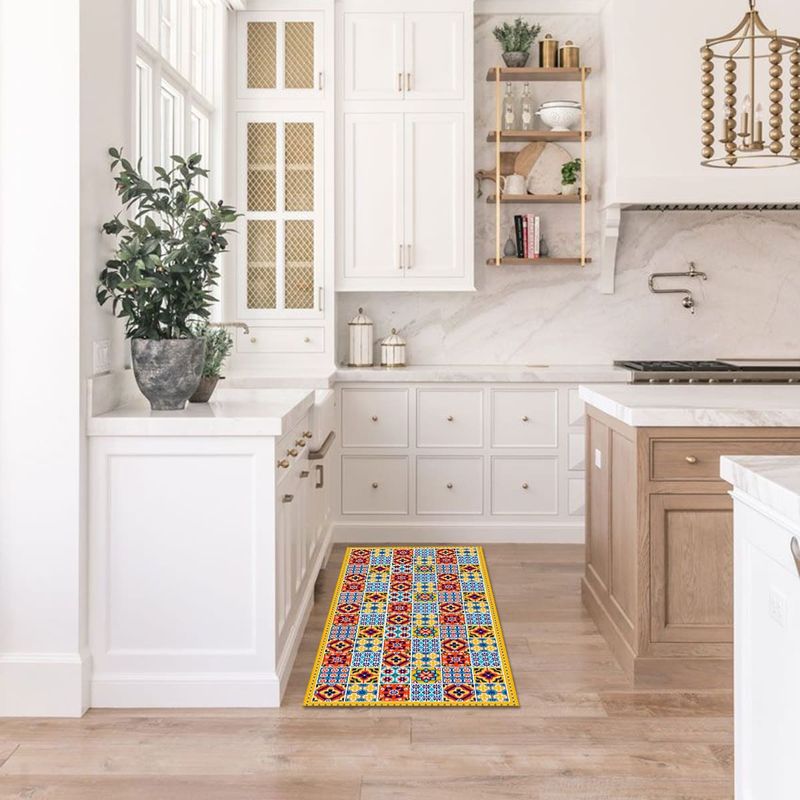 DAVANTI - Alfombra Decorativa Cocina Baldosa Portuguesa 70X140Cm