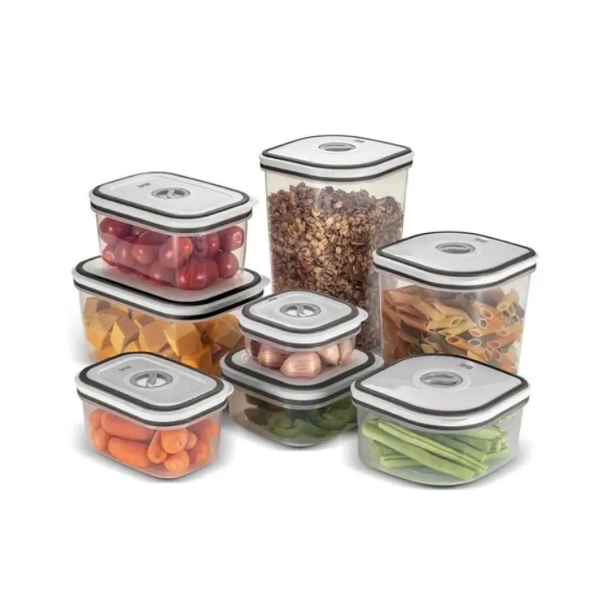 FENSA - Conjunto de 8 potes herméticos libres de BPA