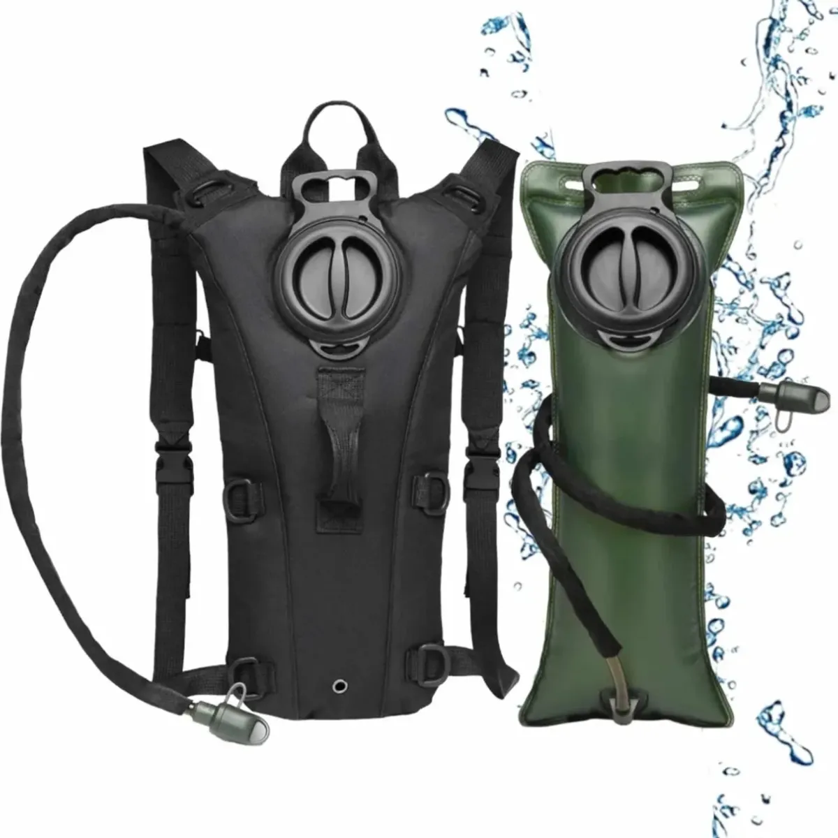 GENERICO - Mochila Hidratacion Tactica Outdoors Trekking