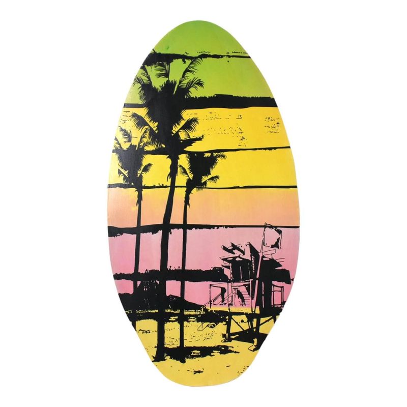 BEX - Tabla de Skimboard Madera 37" 94x51x0.8cm Gamepower