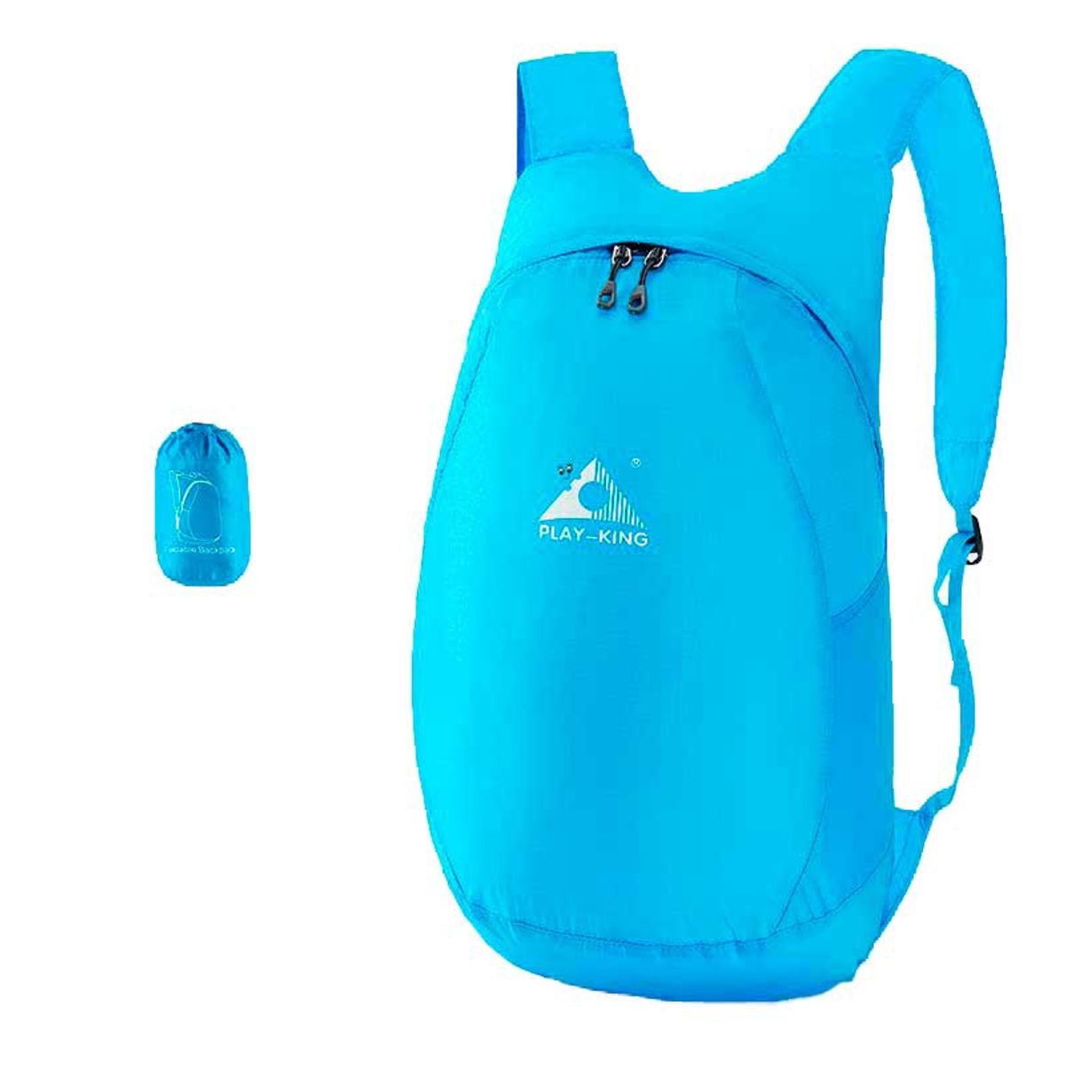 DEFENSOR FOREVER - Mochila Plegable Impermeable 25 Litros Celeste