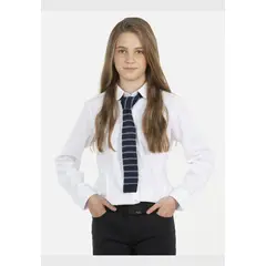 MAUI AND SONS - Blusa Escolar Lisa Juvenil Blanco