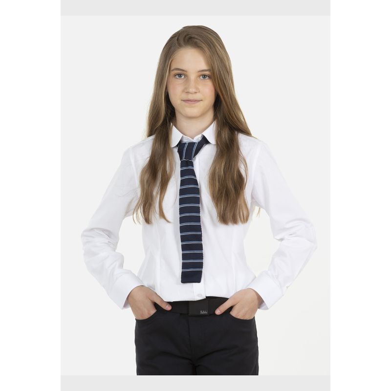 MAUI AND SONS - Blusa Escolar Lisa Juvenil Blanco Maui and Sons