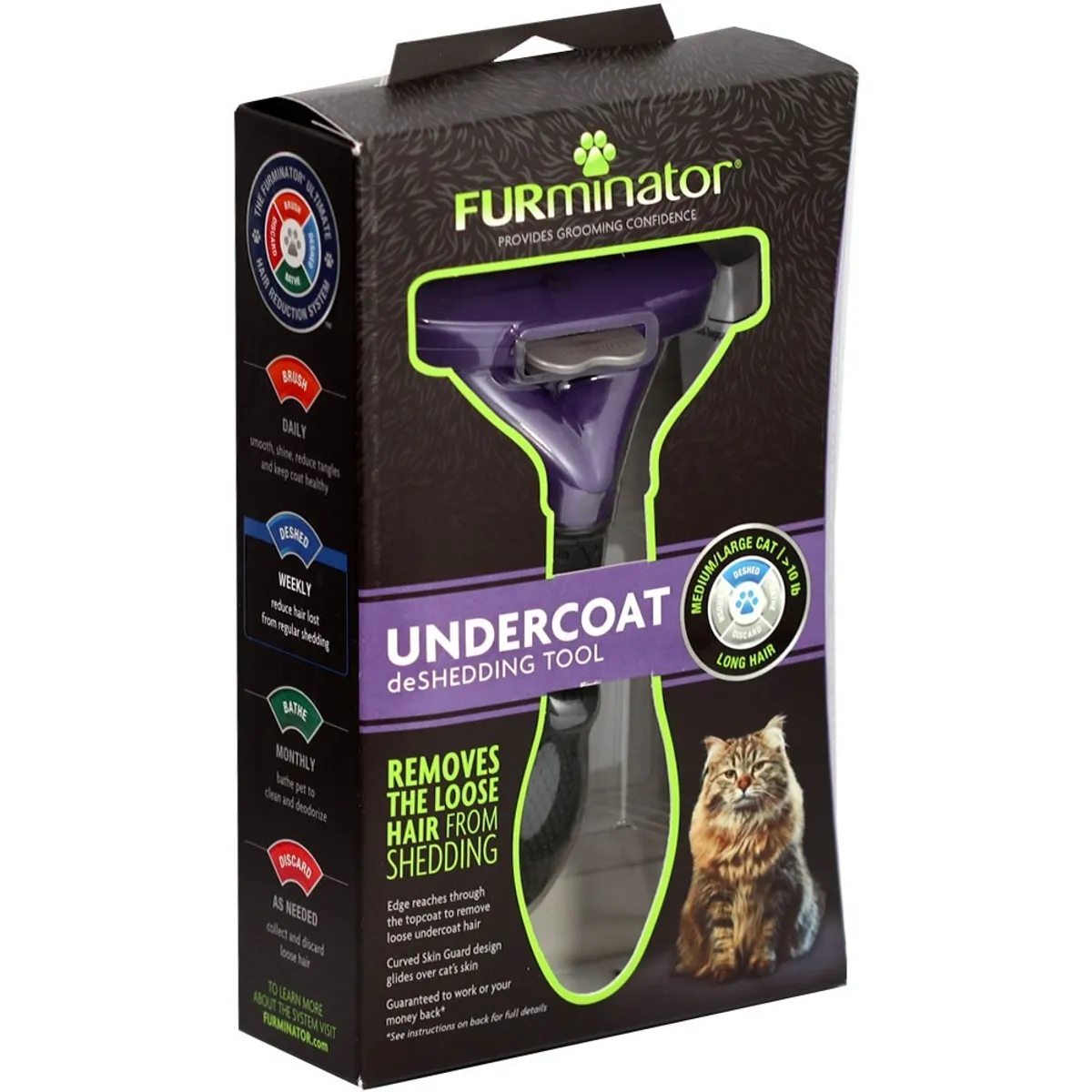 FURMINATOR - Furminator Cepillo Pelo Largo MediumLarge Gato