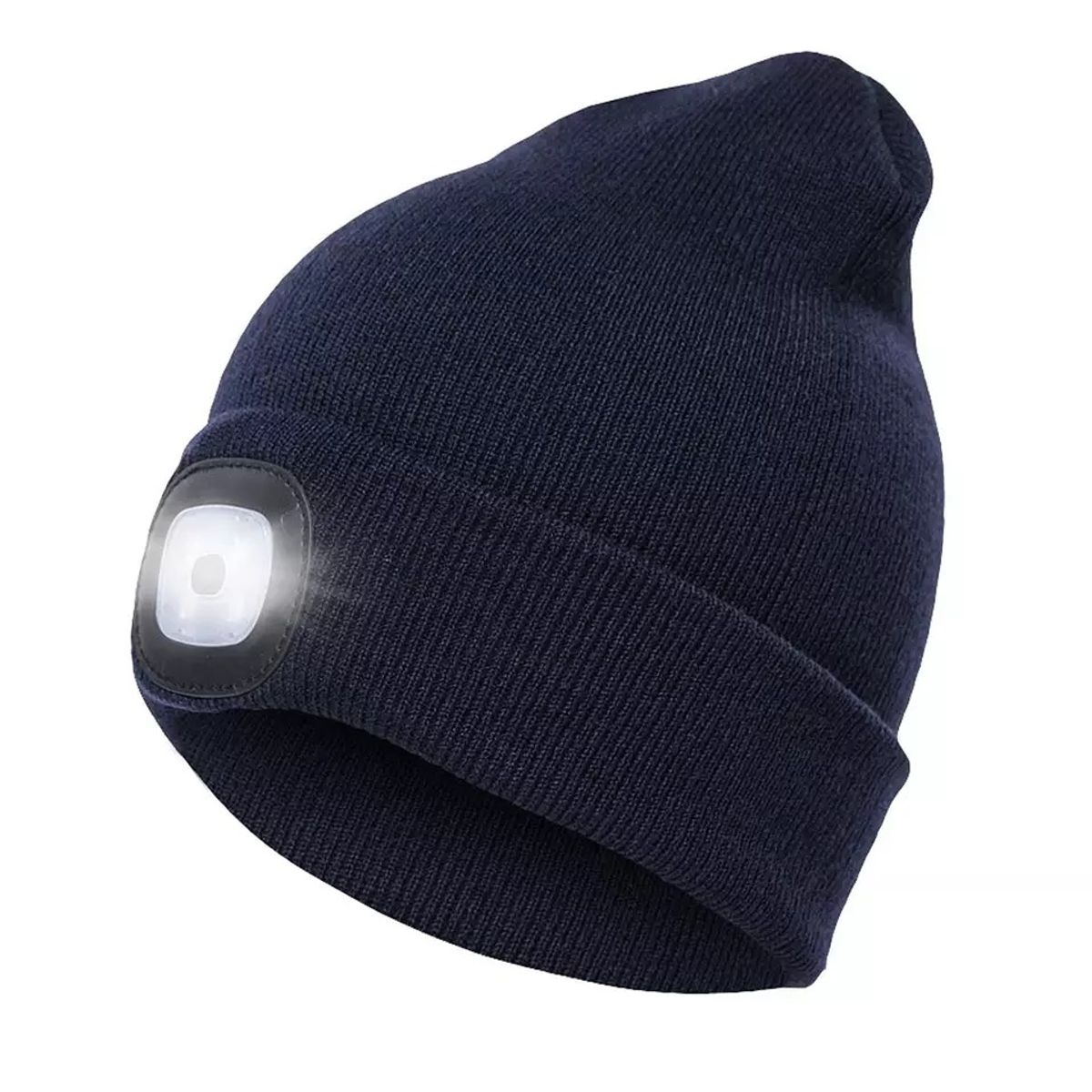 GENERICO - Gorro con Linterna Led 3 Modos recargable1200mAh Azul