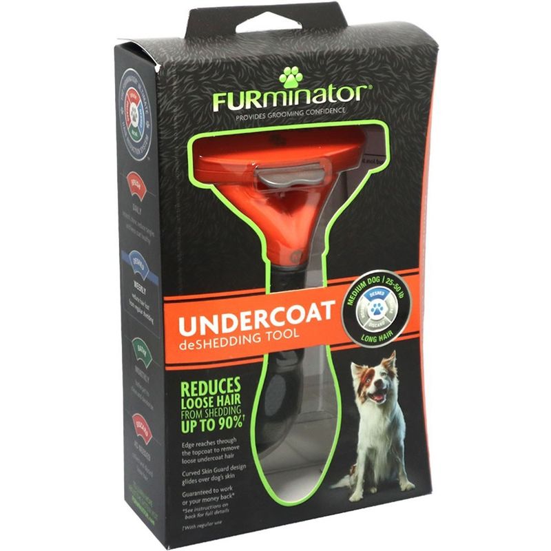 FURMINATOR - Furminator Cepillo Pelo Largo Medium Perro