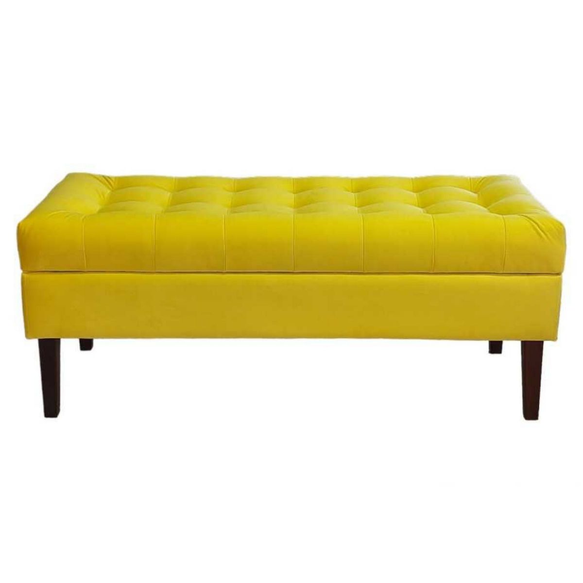 GENERICO - Banqueta Baúl Portofino Color Amarillo