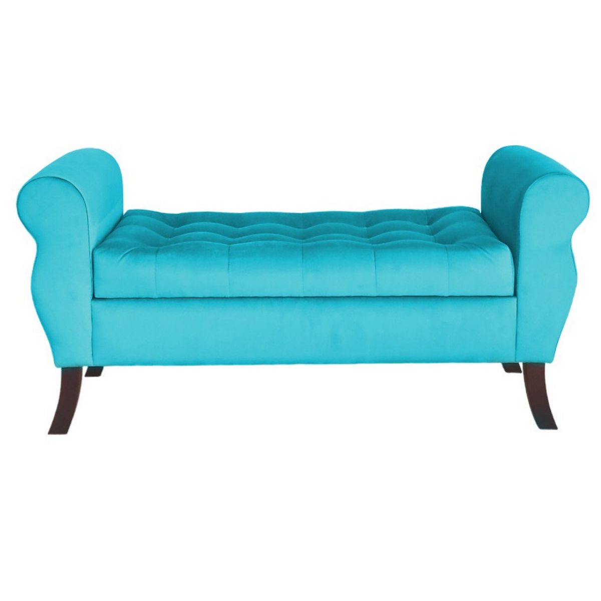 GENERICO - Banqueta Baúl Diva Color Turquesa