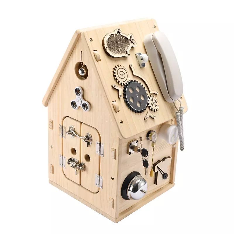 PELLITOS - CASA EDUCATIVA MONTESSORI DE MADERA MULTI ACTIVIDAD