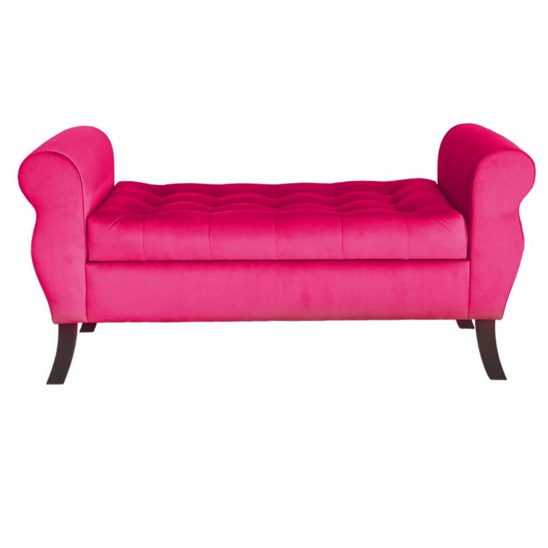 GENERICO - Banqueta Baúl Diva Color Fucsia
