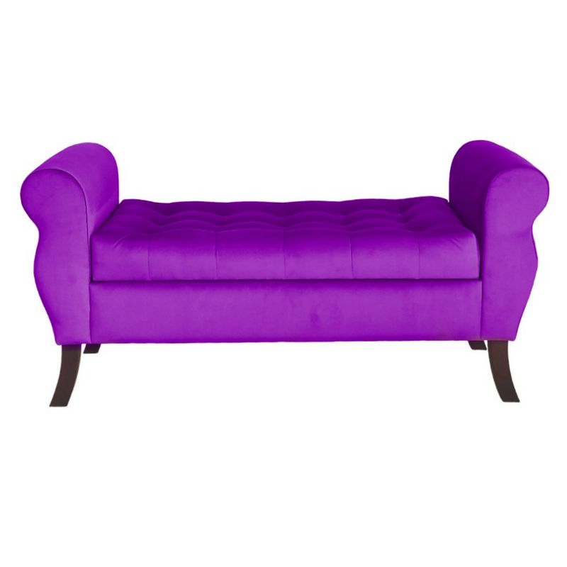 GENERICO - Banqueta Baúl Diva Color Morado