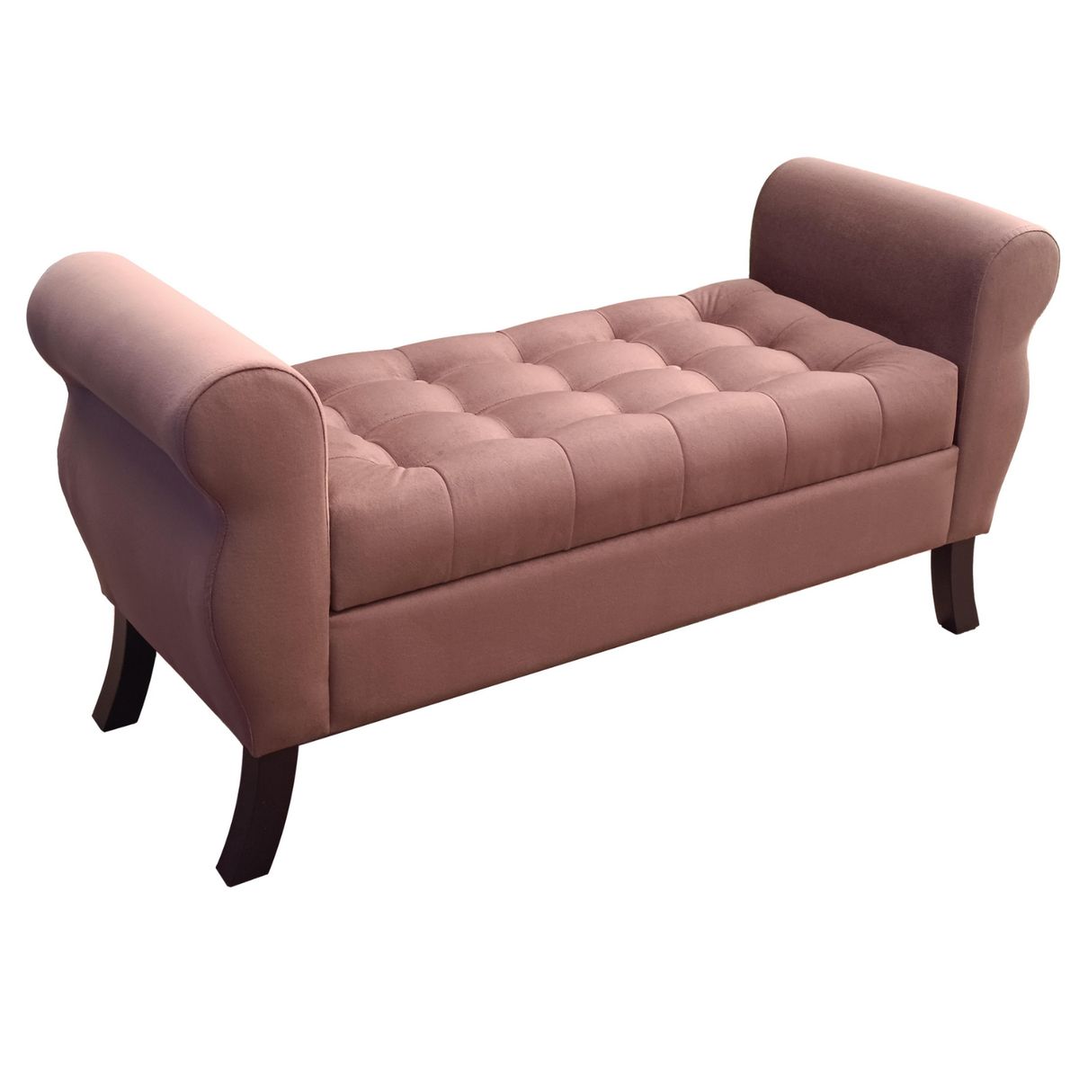 GENERICO - Banqueta Baúl Diva Color Café