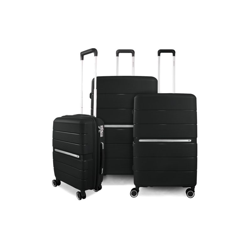 SWISS BAG - Set 3 Maletas Xpos negra S+M+L SWISS BAG