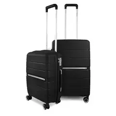 SWISS BAG - Pack 2 Maletas Xpos cabina+Mediana Negra